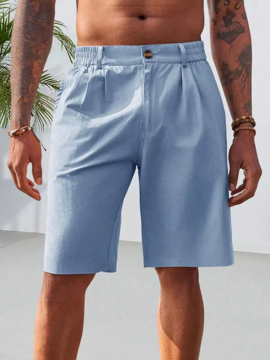 Mens Golf Shorts Flat Front