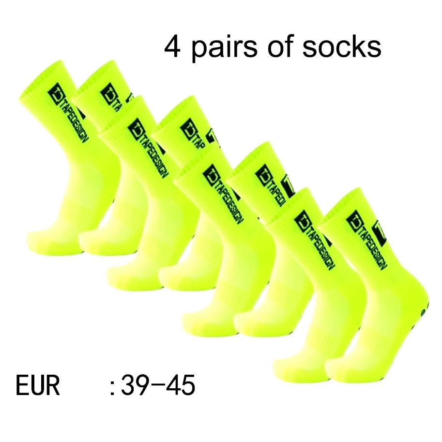 4 pairs  TC mid tube glued football socks