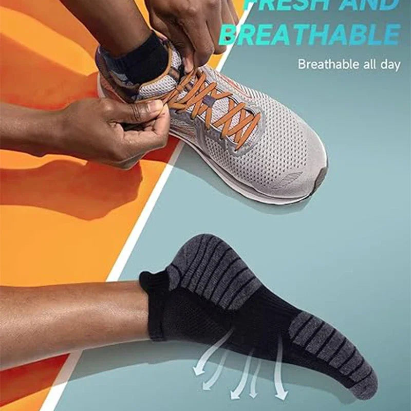 3 Pairs Professional Men's Fitness Ankle Socks