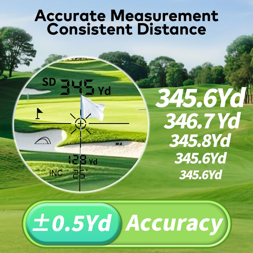 1200Yard Golf Rangefinder Rechargeable