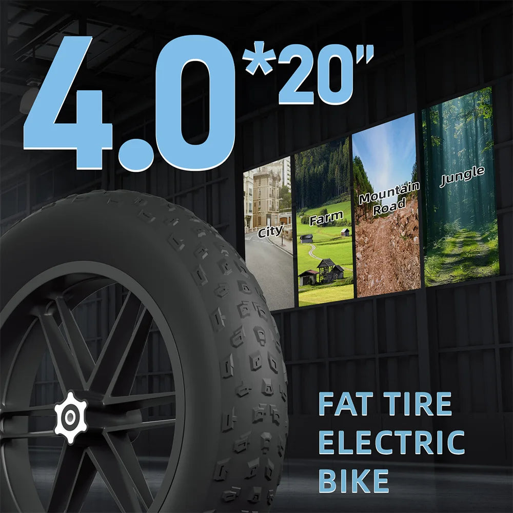 Adult Electric Bike 1500W 48V 60Ah