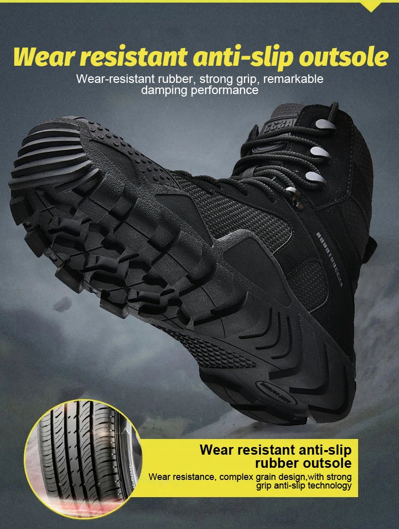 Men's waterproof lightweight hiking boots