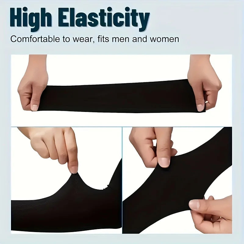 3Pair High-Elastic Ice Compression Arm Sleeves