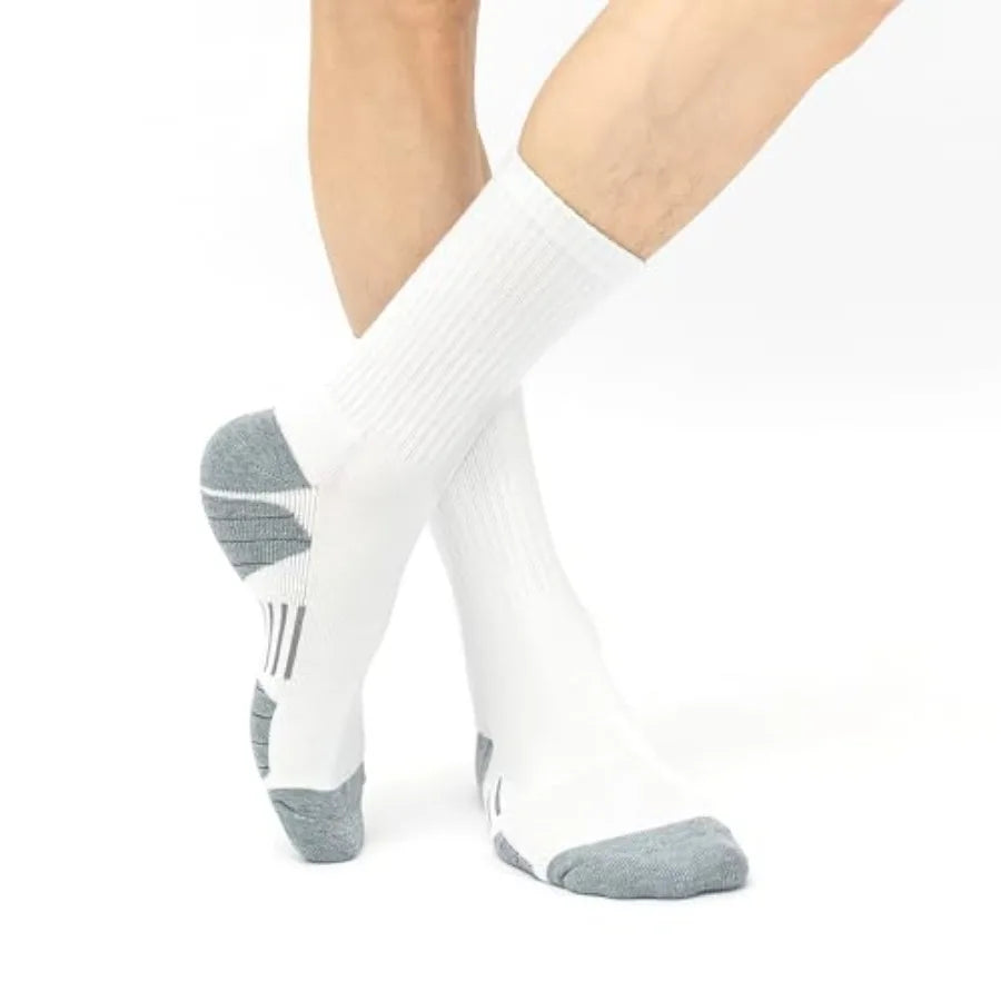 8 Pairs Mens Athletic Crew Socks