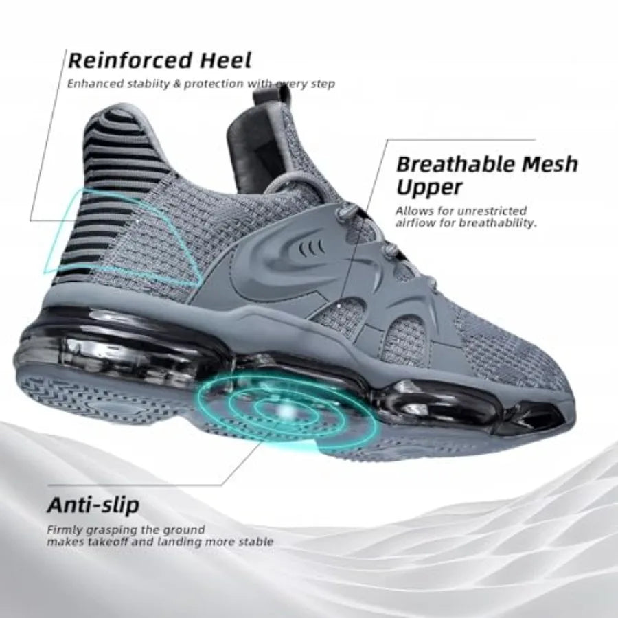 Mens Running Shoes Breathable Walking Tennis