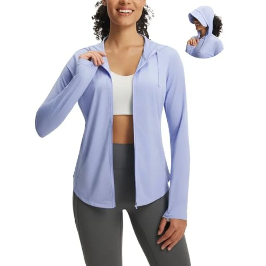 Women's Sun Jacket with Removable Brim