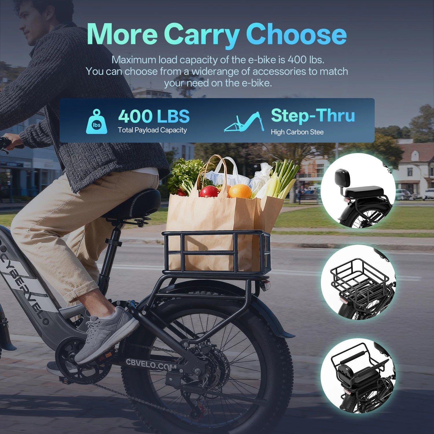 80 Miles Long Range E-bike
