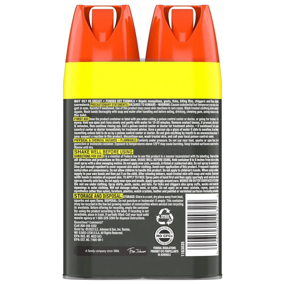 Insect Repellent Smooth Dry Aerosol Spray