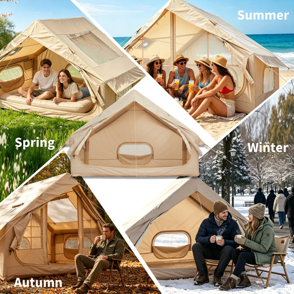Spacious & Waterproof Inflatable Camping Tent