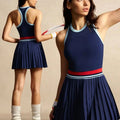 Women's Color Block Tennis Dress