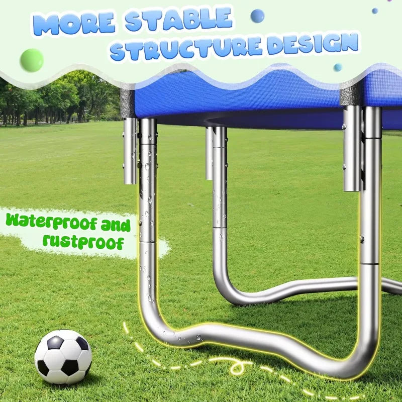 Outdoor Trampolines with Enclosure Net