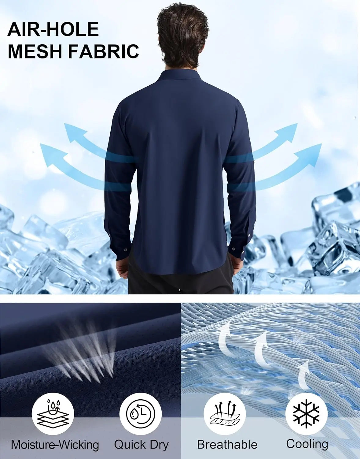 Men's Sun Protection Fishing Shirts
