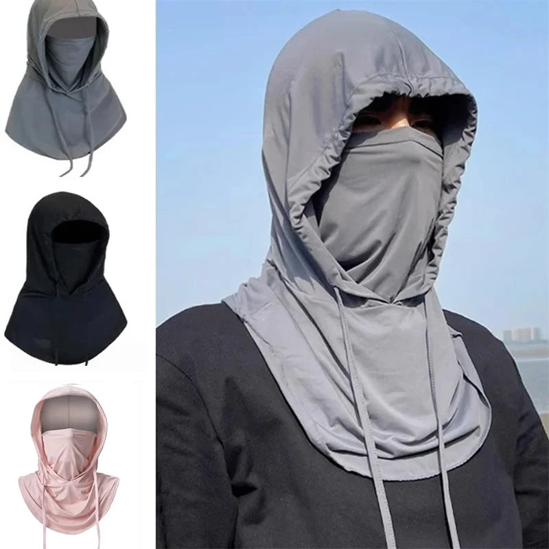 Full Face Sun Protection Hat Face Mask Outdoor Hiking and Camping UV Protection Hat Neck Protection Hat