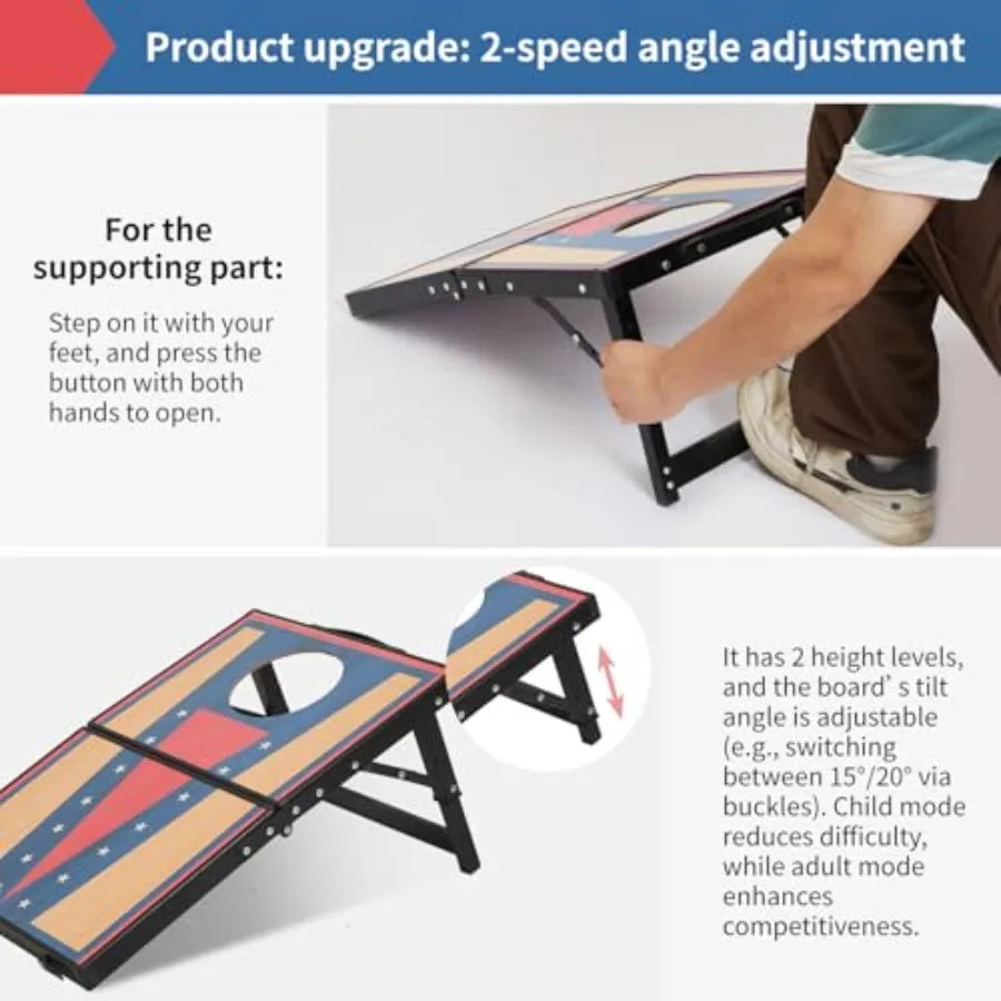 Portable Cornhole Board Set24 x 16