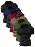 6-Piece Men's Golf Tennis T-Shirt
