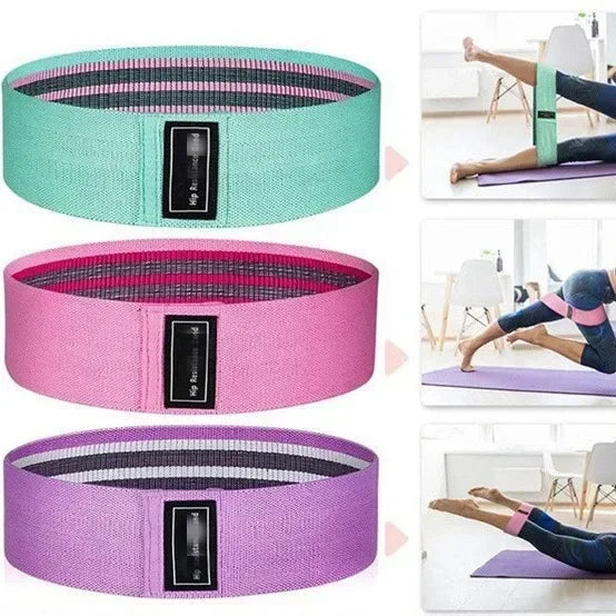 Fabric Resistance Hip Booty Bands