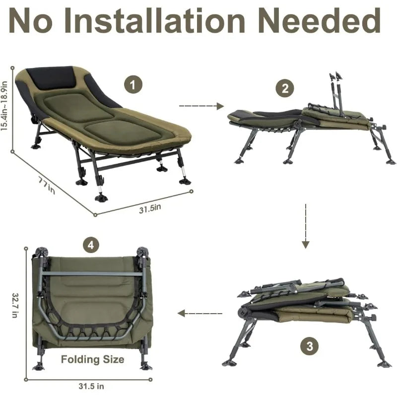 Large Size Foldable Camping Bed