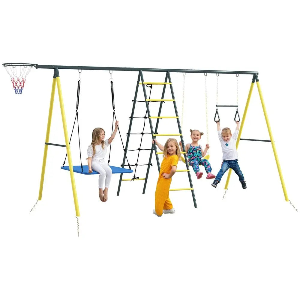 440 lbs Swing Set for Backyard