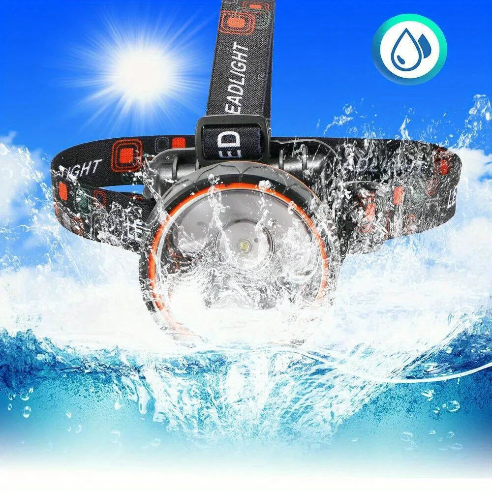 Super Bright LED Headlight Rechargeable Headlight
