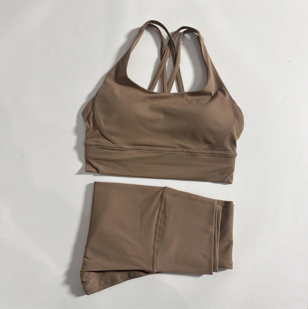 Fitness Bra 2pc Compression  Yoga Legging Suit
