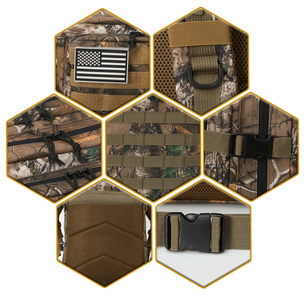 45L Hunting Large Capacity  Tactical Backpacks