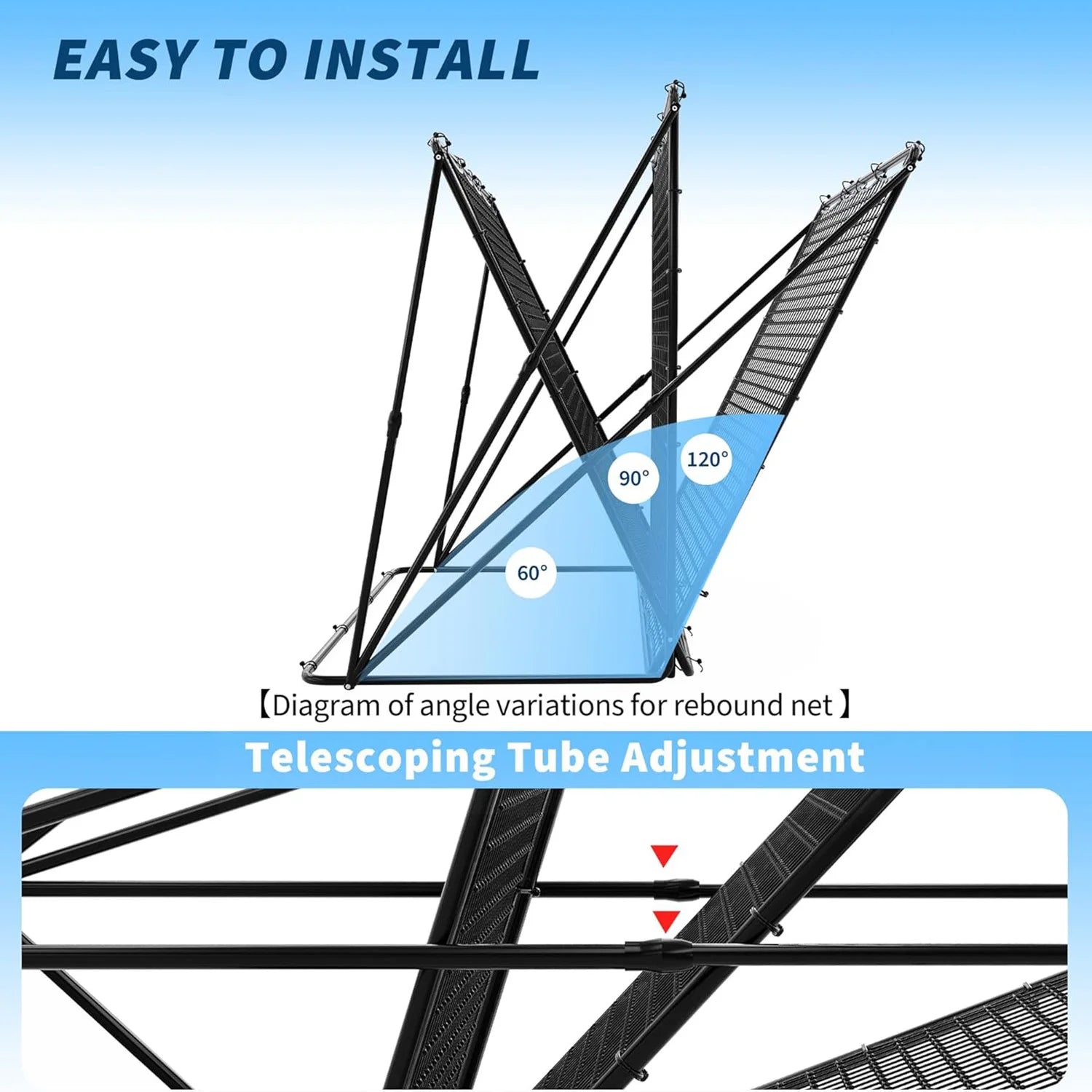 Baseball/ Softball Pitching Rebound Net