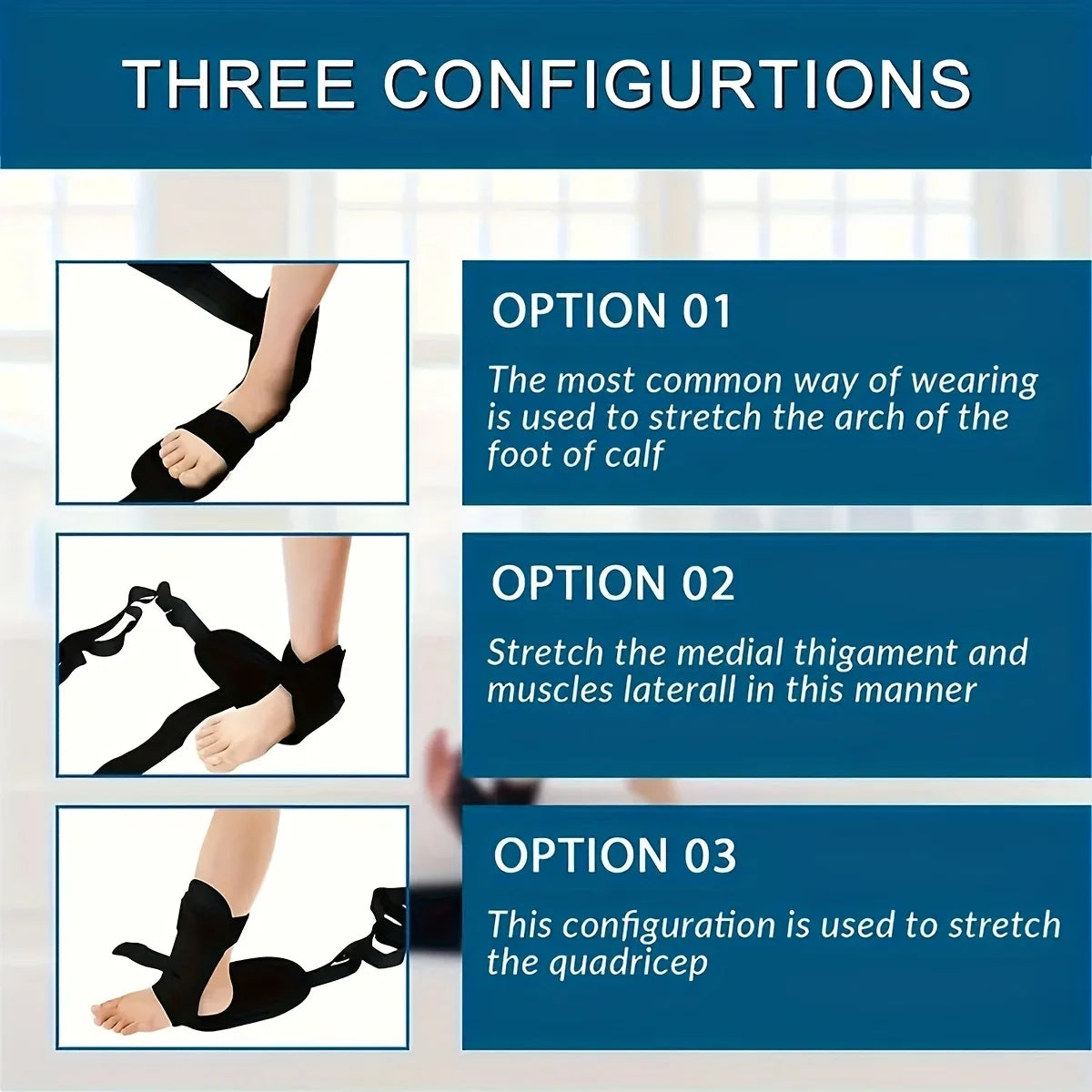 Multifunctional foot and calf stretche