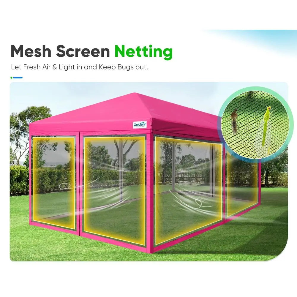 10x20 Pop up Screened Canopy Tent