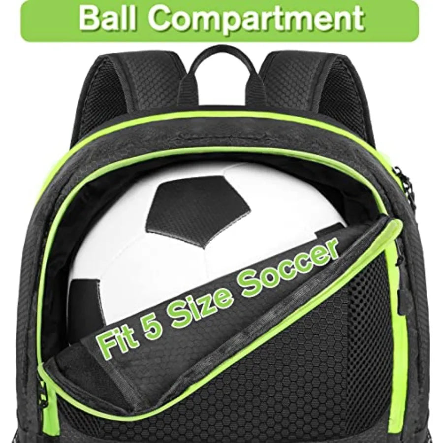 Soccer Backpack with Ball Holder
