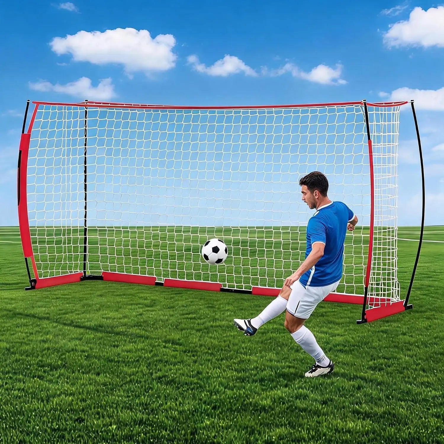 12x6 ft Steel Competition Soccer Goal