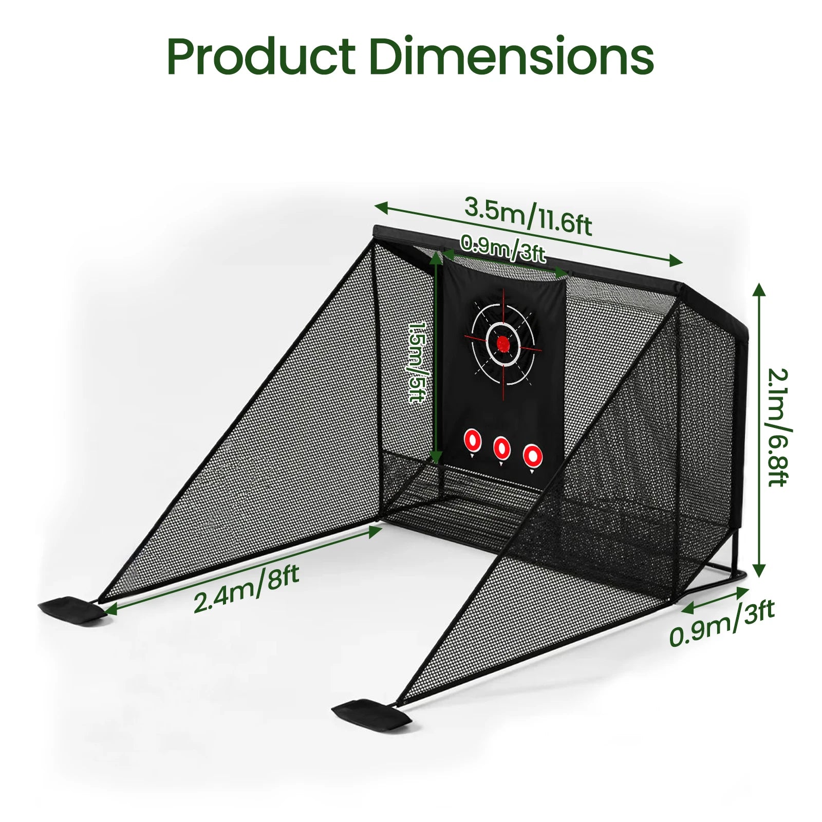 Golf Hitting Net 10x7FT