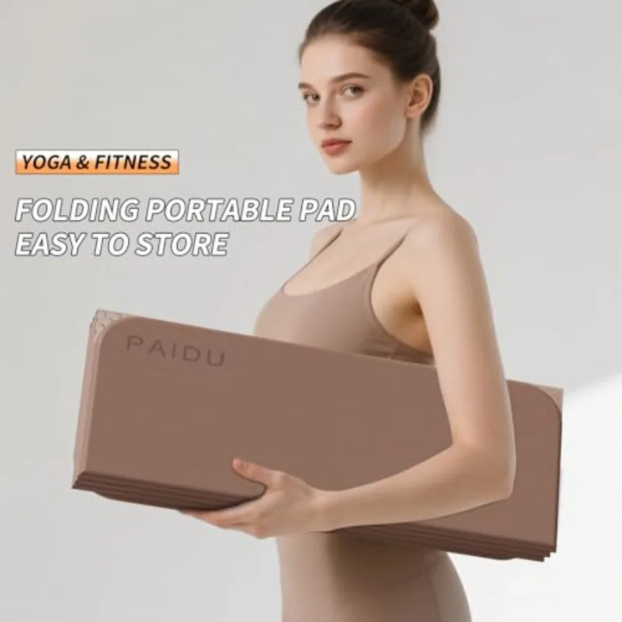 Foldable Fitness Yoga Mat 2/5" 10MM