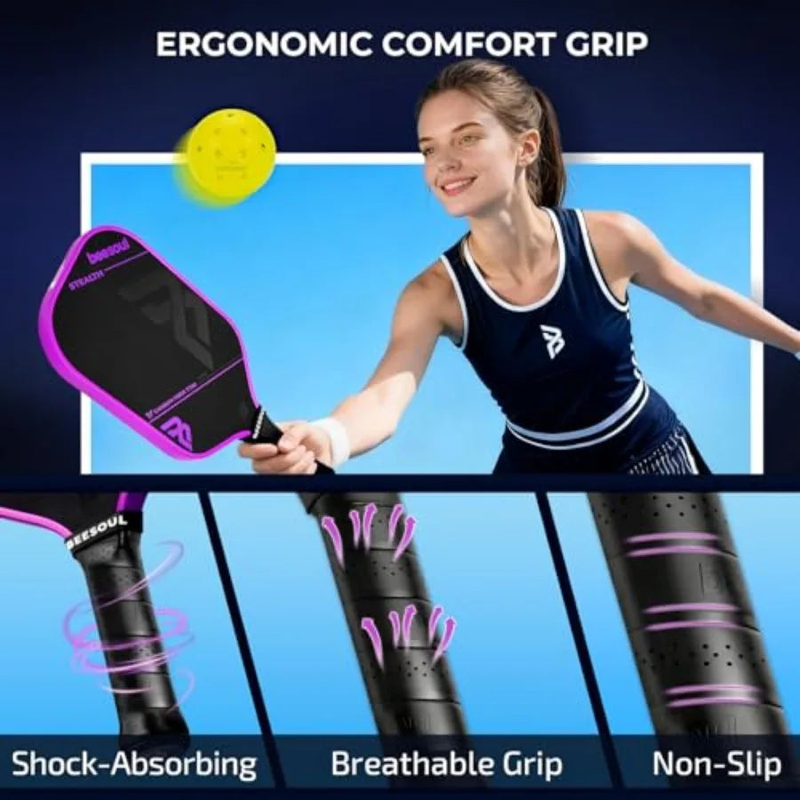 Pickleball Paddle with Thermoformed T700