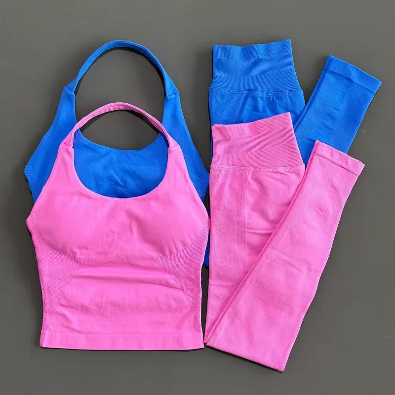 2Pcs Women Yoga Fitness Tracksuit