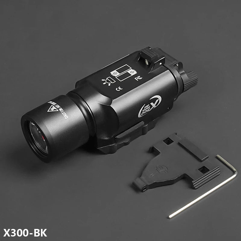 Metal Pistol Gun 500Lumen LED Ligh