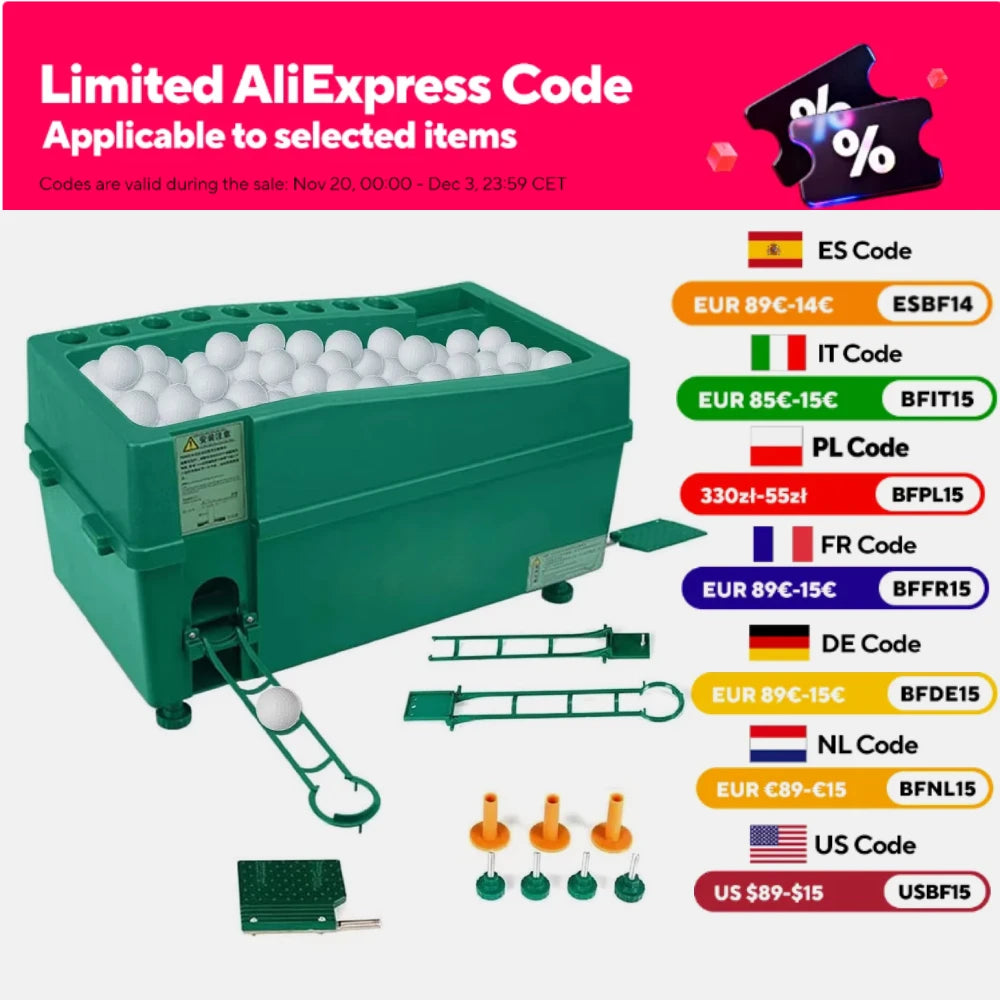 Automatic Golf Ball Dispenser Machine