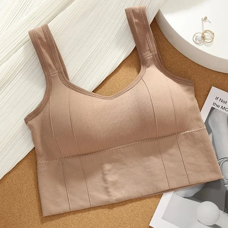 Crop Top Push Up Sport Bra