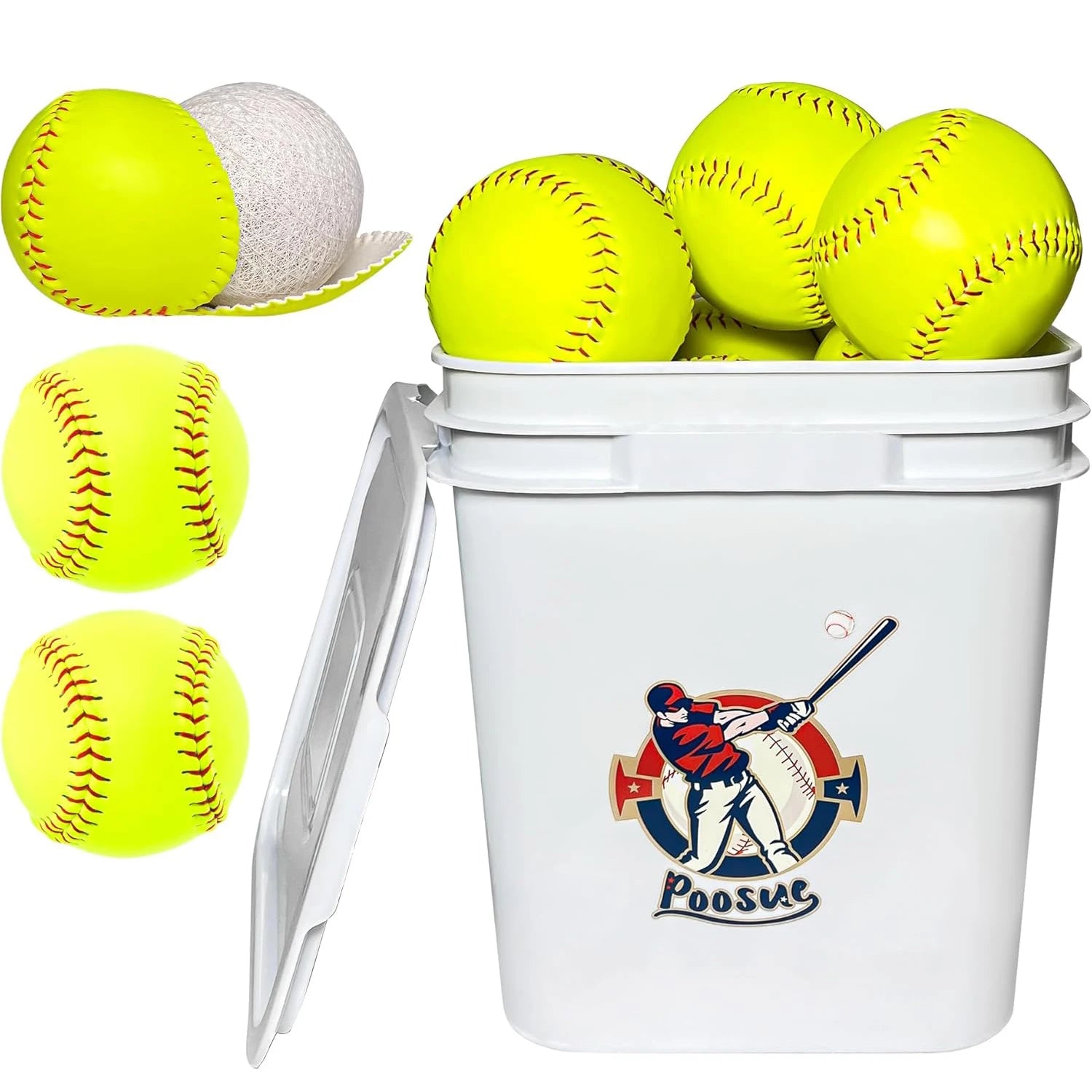 Soft baseballs official size and weight