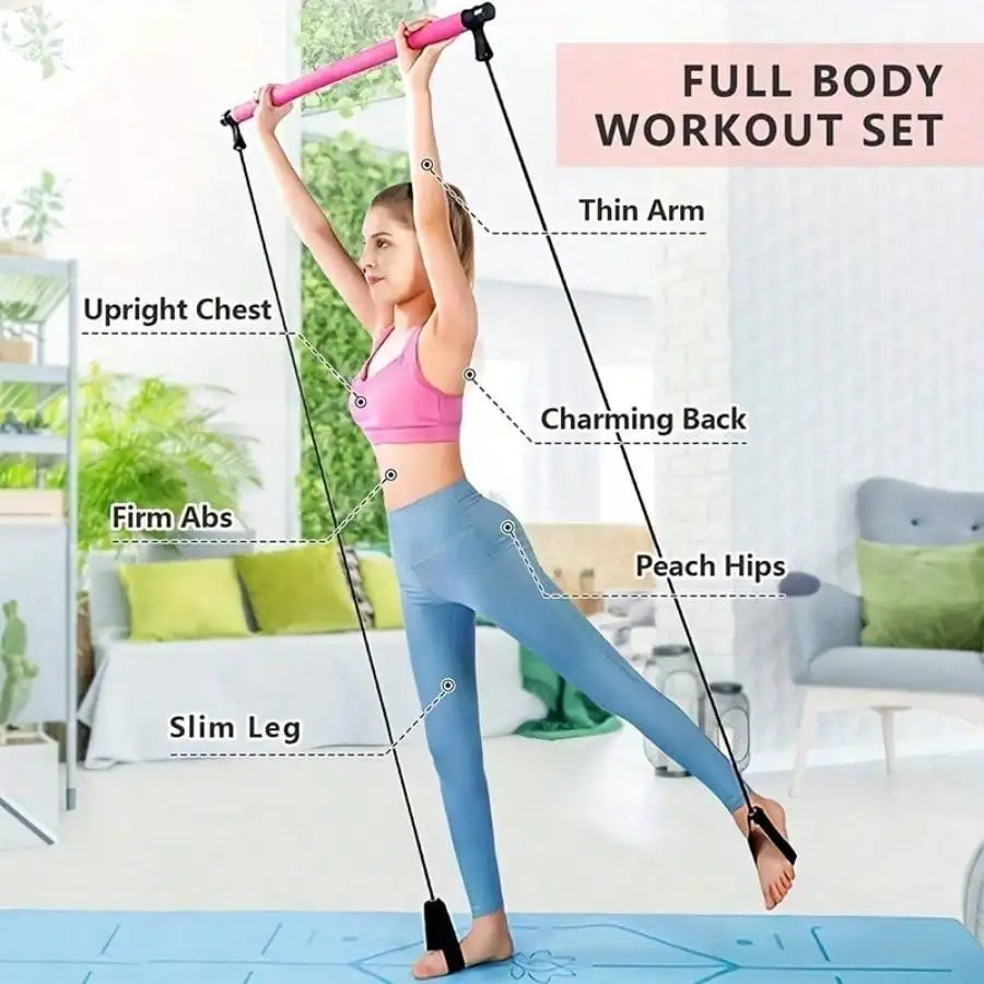 1 Set Of Pilates Bar Accessories