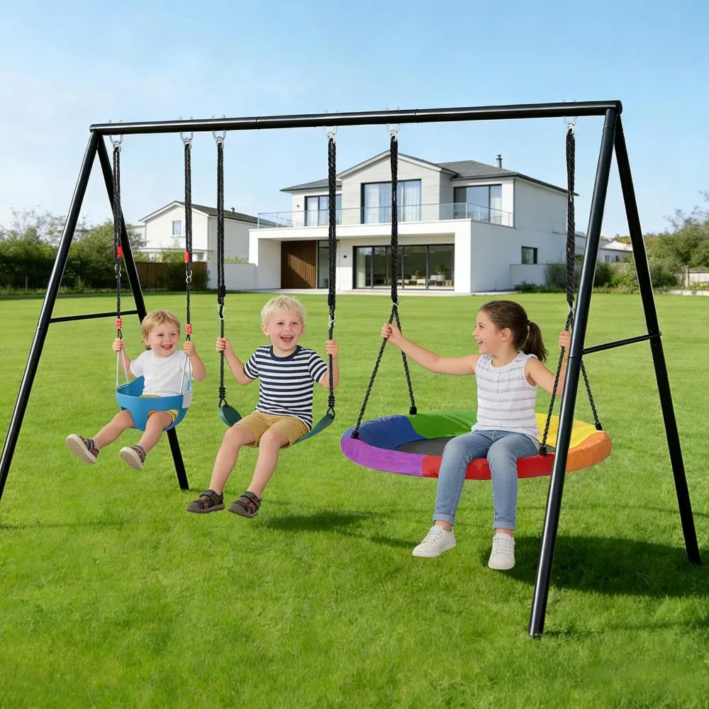 Heavy-Duty 440lbs Swing Frame Set