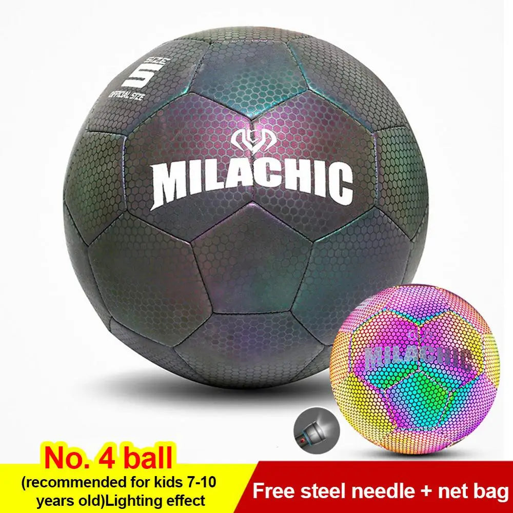 Reflective  Night Glowing Soccer Ball