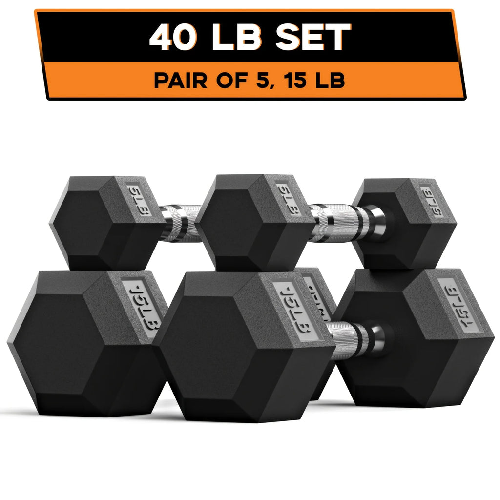 40-355LB HEX Dumbbell Set