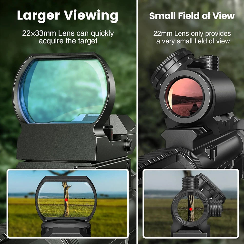Tactical Red Green Dot Sight Scope