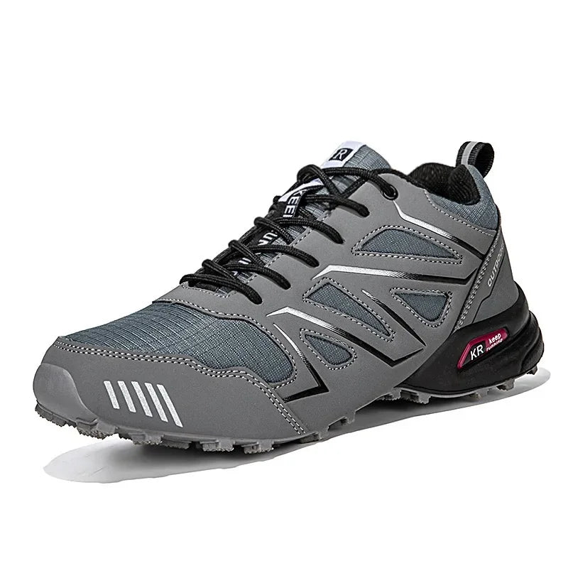 Leather Hiking Training Boots Large Size