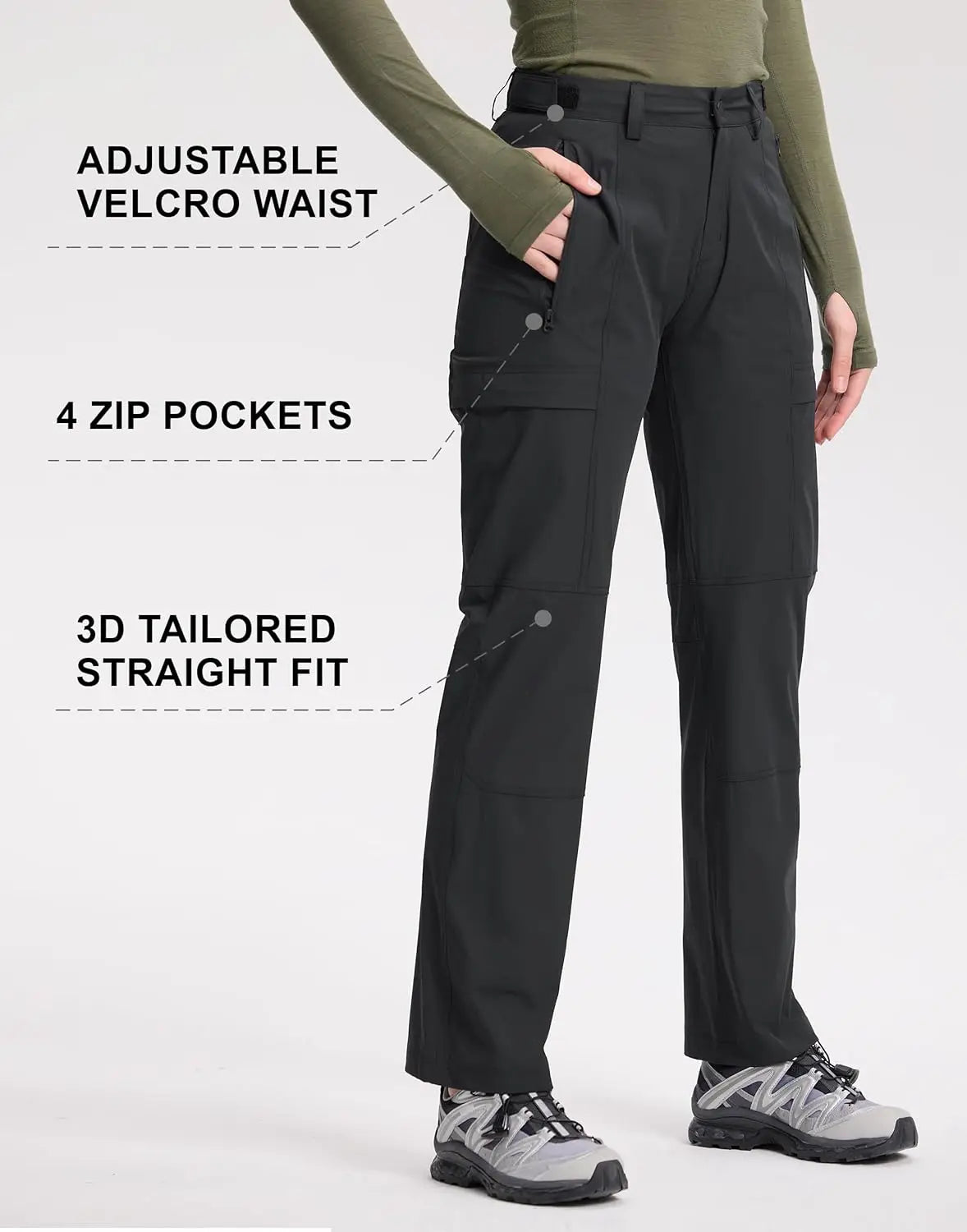 Women's Cargo Hiking Pants Packable