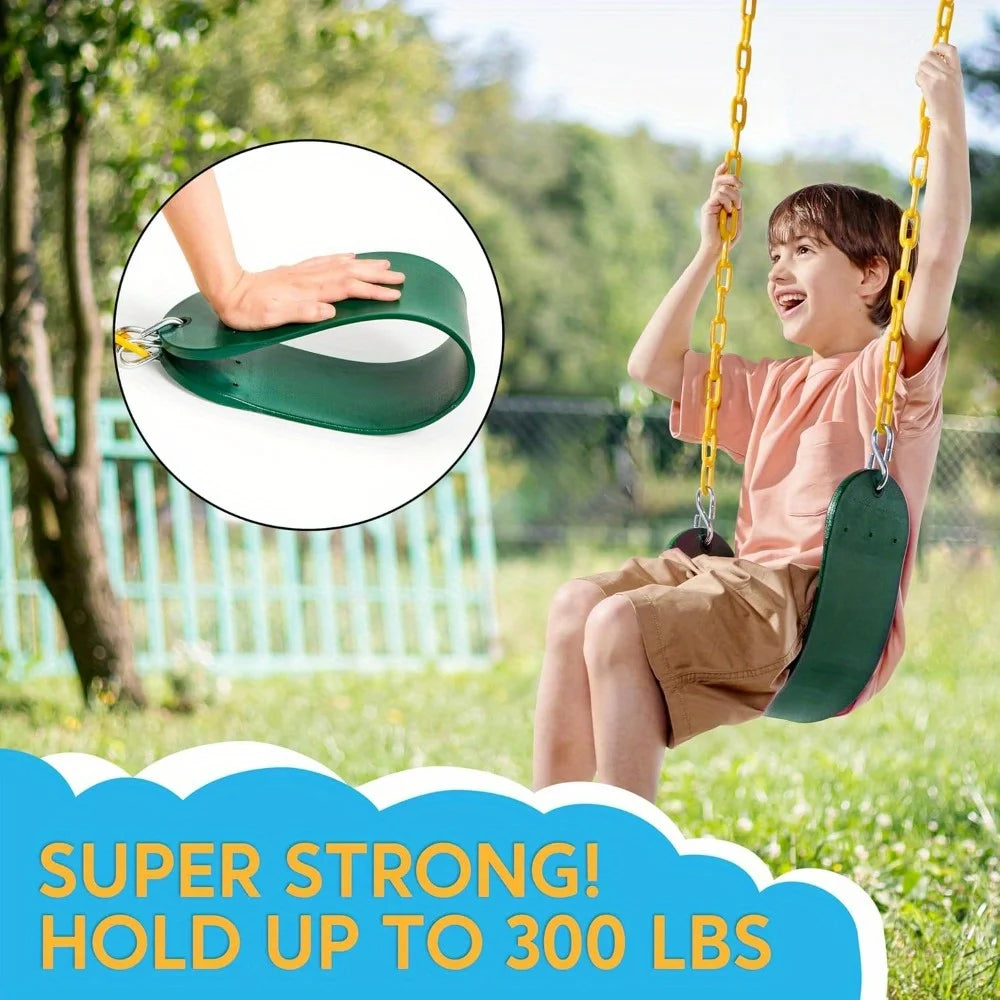 2 Pack Green Swing Seats