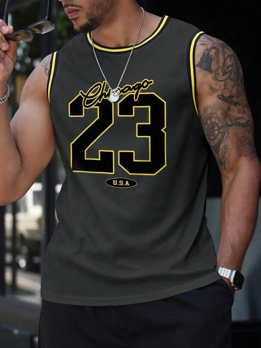 Men's White Tank Top