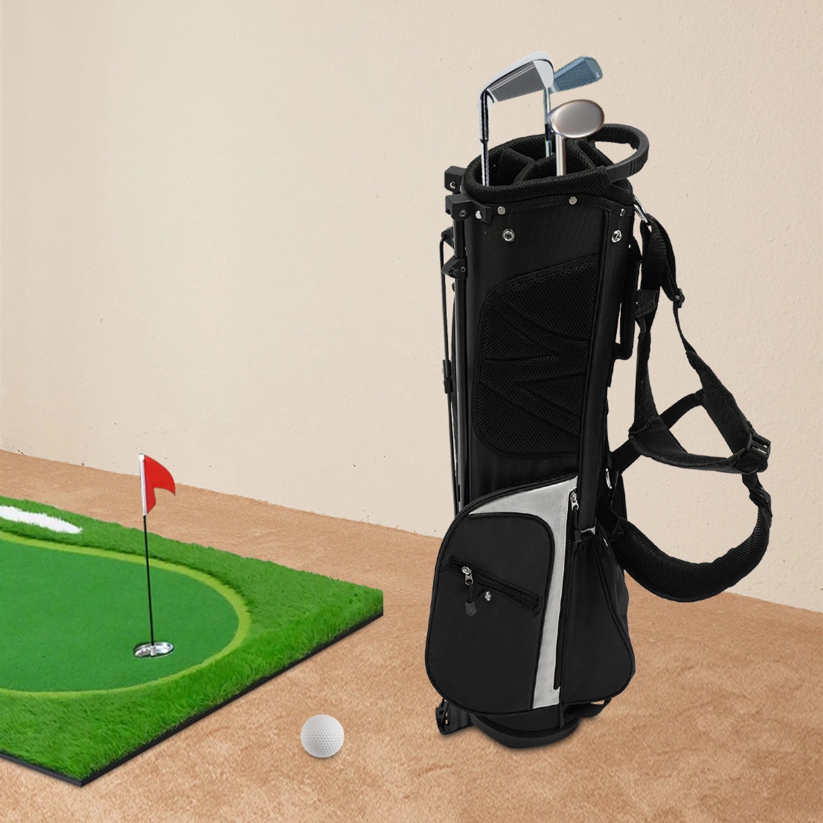 Golf Stand Bag with Shoulder Strap