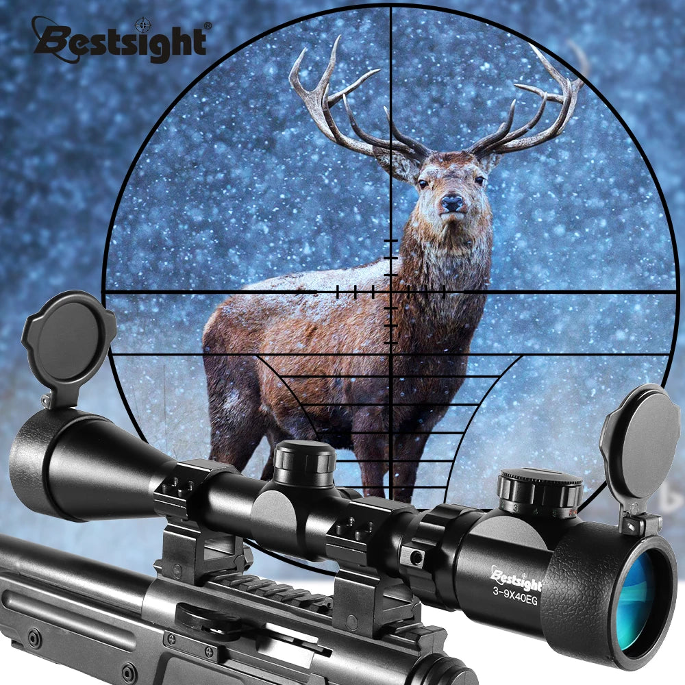 3-9x40 Hunting Scope Red or Green Illuminated