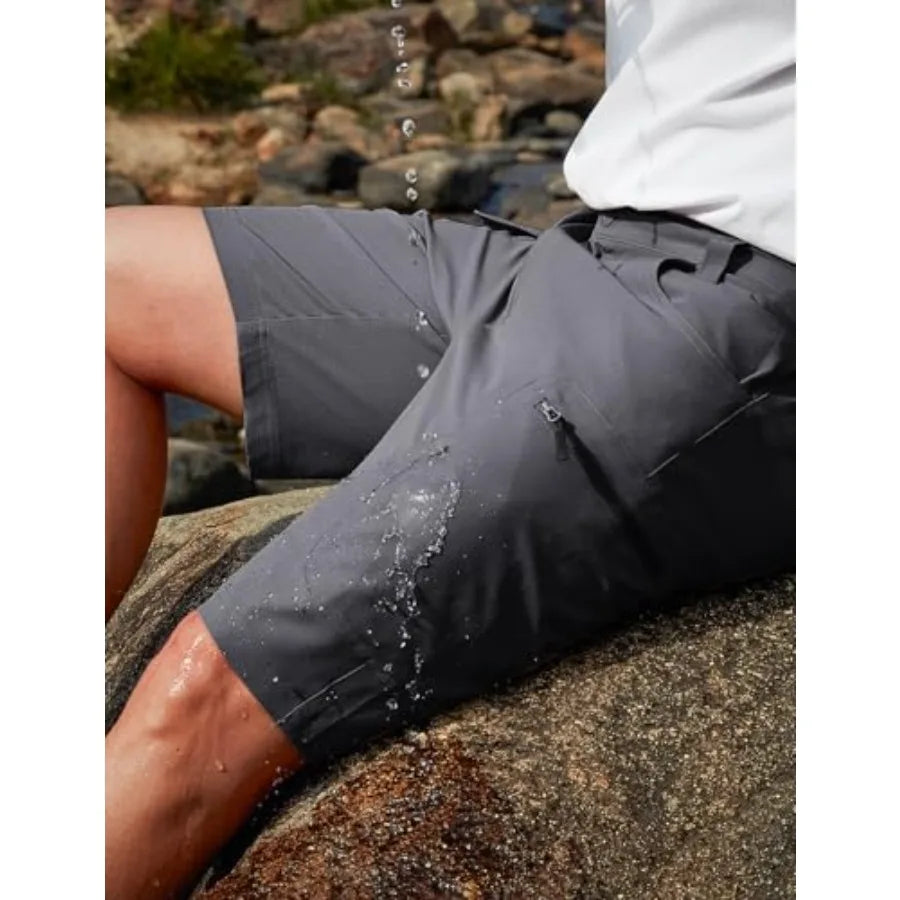 Mens Hiking Shorts Phone-Pocket